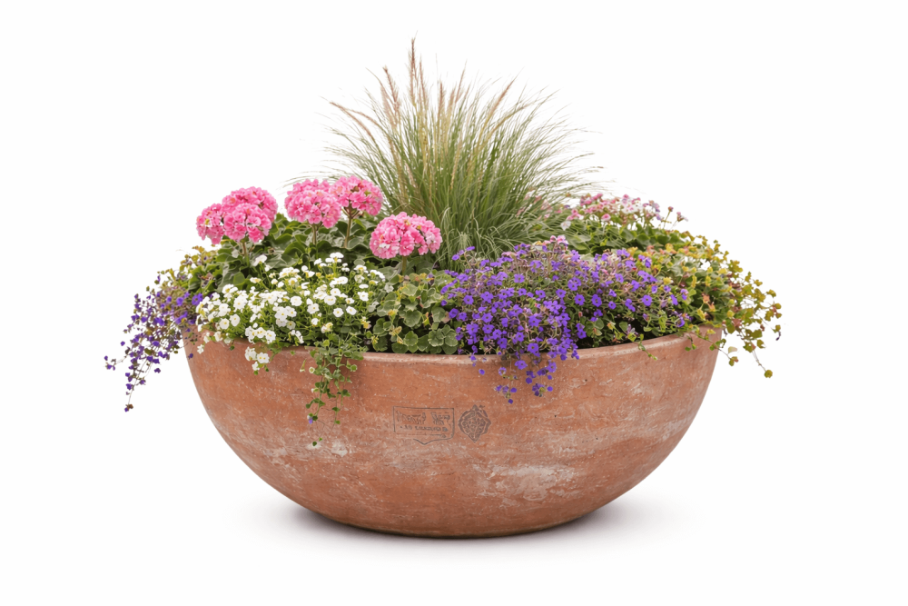 Coupe moderne et ronde en terre cuite d’Impruneta – design épuré et artisanat traditionnel